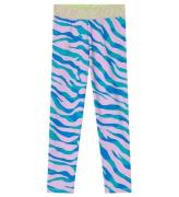 Stella McCartney Kids Leggings - Rosa/BlÃ¥/GrÃ¶nrandig