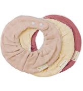 Fabelab Haklappar - Ruffle - 3-pack - Dusty Rose Mix