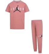 Jordan Set - Sweatpants/T-shirt - HÃ¥llbar - RÃ¶d Stardust