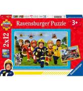 Ravensburger Pussel - 2x12 Delar - BrandmanSam