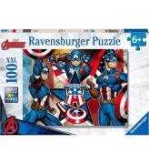 Ravensburger Pussel - 100 Delar - Marvel Captain America