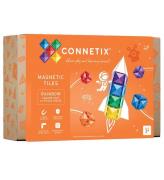 Connetix Magnetsats - 42 Delar - Rainbow Fyrkantig