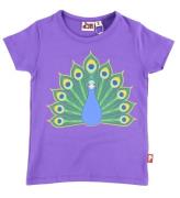 DYR T-shirt - Animalgrowl - Blyg Purple PÃ¥fÃ¥gel