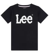 Lee T-shirt - vinglig grafik - Black