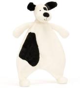 Jellycat Snuttefilt - 27x20 cm - Bashful Black & Cream Valp