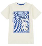Lee T-shirt - SchackbrÃ¤desgrafik - White Sparris