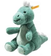 Steiff Gosedjur - 16 cm - Joshi Babt T-Rex - Green Blue