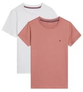 Tommy Hilfiger T-shirts - 2-pack - Rosa Pack/Vit