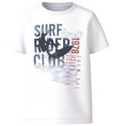 Name It T-shirt - NkmVux - Bright White/Surf Klubb