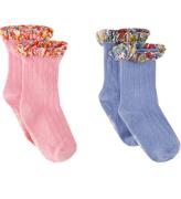 Bonton Strumpor - 2-pack - Liberty - Rose Antoinette