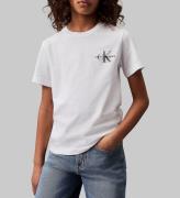Calvin Klein T-shirt - Bröstmonogram - Bright White