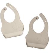 Sebra Silikon Haklapp - 2-pack - Fanto - Jetty Beige