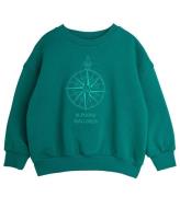 Mini Rodini Sweatshirt - Compass Emb - Grön