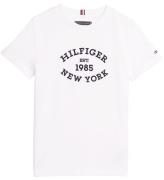 Tommy Hilfiger T-shirt - Monotyp flock - White