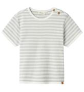 Lil' Atelier T-shirt - NmmJonas - Oyster Svamp m. Struktur