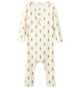 Lil' Atelier Onesie - Rib - NbmGio - Turtleduve m. Tennsoldater