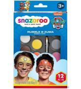 Snazaroo Ansiktsfärg - 8 Färger - Paw Patrol Grus & Zuma