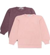 Minymo Sweatshirt - 2-pack - Misty Rose