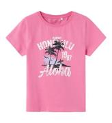 Name It T-shirt - NkfVix - Rosa Power/Aloha