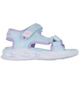 Skechers Sandaler m. Ljus - Sola Glow - Light Blue Lavender