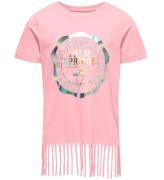 Kids Only T-shirt - KogAlison - Candy Rosa/Palm