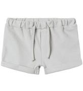 Lil' Atelier Shorts - Rib - NbmGago - Oyster Svamp