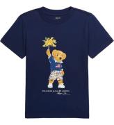Polo Ralph Lauren T-shirt - Marinblå m. Gosedjur