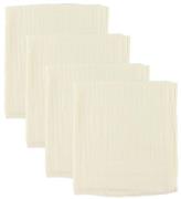 Pippi Muslinfiltar - 4-pack - 65x65 cm - Marshmallow White