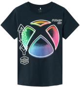 Name It T-shirt - NkmJiki Xbox - Dark Sapphire m. Tryck