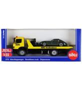 Siku Lastbil m. Bil - 1:55 - Uppdelning Truck - Gul