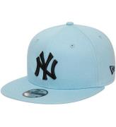 New Era Keps - 9Fifty - New York Yankees - Pastel Blue/Svart