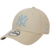 New Era Keps - 9Fyrtio - New York Yankees - Light Beige/LjusblÃ¥