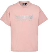 Hummel T-shirt - hmlChilli - Adobe Rose m. Mica-logotyp