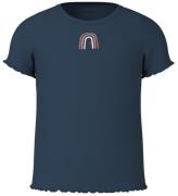 Name It T-shirt - Rib - NmfKatt - Dark Denim