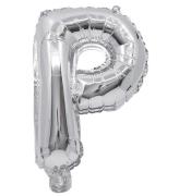 Decorata Party Folieballong - 35 cm - P - Silver