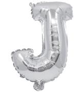 Decorata Party Folieballong - 31 cm - J - Silver