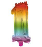 Decorata Party Folieballong - 95cm - Nr 1 - Rainbow
