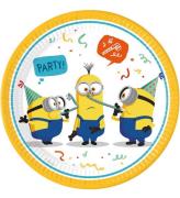 Decorata Party Kartongtallrikar - 8-pack - 23 cm - Minions: The