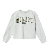 Name It Sweatshirt - Beskuren - NkfLosefine - Light Grey Melange