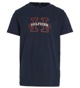 Tommy Hilfiger T-shirt - Tryck Regular - Desert Moln