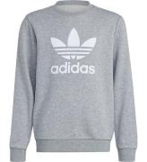 adidas Originals Sweatshirt - Trefoil Crew - Gråmelerad
