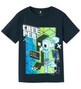 Name It T-shirt - NkmJoshi - Minecraft - Dark Sapphire