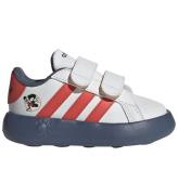 adidas Performance Skor - Grand Court Mickey - Vit/RÃ¶d