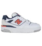 New Balance Skor - 550 - White/True Red