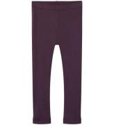 Name It Leggings - Rib - NmfKab - Plum Perfekt