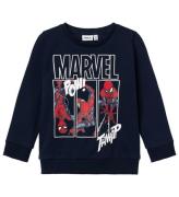 Name It Sweatshirt - Noos - NmmJessie Spider-Man - Dark Sapphire