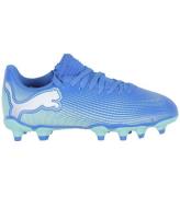 Puma Fotbollsskor - Future 7 Play FG/AG Jr - HyperlÃ¤nk Blue