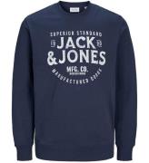 Jack & Jones Sweatshirt - JjJeans - MarinblÃ¥ Blazer