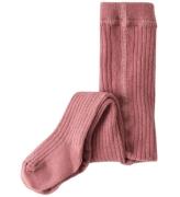 Lil' Atelier Strumpbyxor - Rib - NbfIlso - Rose Brown