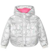 Billieblush Vadderad jacka - Puffer - Vit Metalliserad